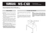 Yamaha NS-C60 Manual do proprietário