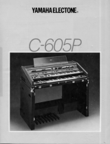 Yamaha Electone C-605 Manual do proprietário