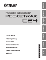 Yamaha POCKETRAK C24 Manual do proprietário