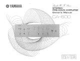 Yamaha CA-600 Manual do proprietário