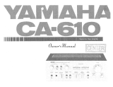 Yamaha CA-610 Manual do proprietário