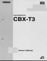 Yamaha CBX-T3 Manual do proprietário