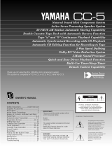 Yamaha CC-5 Manual do usuário
