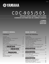 Yamaha CDC-905 Manual do proprietário