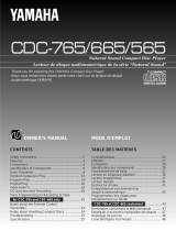Yamaha CDC-565 Manual do proprietário