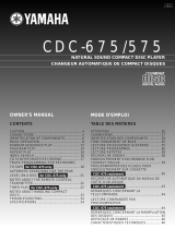 Yamaha CDC-575 Manual do proprietário