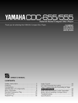 Yamaha CDC-555 Manual do usuário