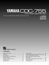 Yamaha CDC-755 Manual do proprietário