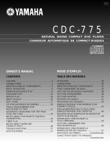 Yamaha CDC-775 Manual do usuário