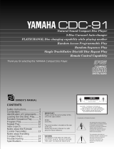 Yamaha CDC-91 Manual do usuário
