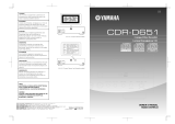 Yamaha CDR-D651 Manual do usuário