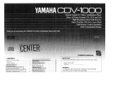 Yamaha CDV-1000 Manual do proprietário