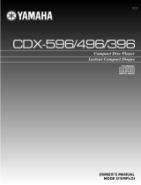 Yamaha CDX-596 Manual do proprietário