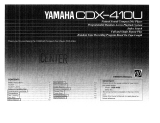 Yamaha CDX-410U Manual do proprietário