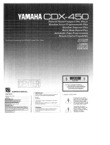Yamaha CDX-450 Manual do proprietário