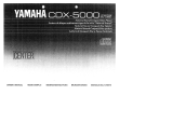 Yamaha CDX-5000 Manual do proprietário