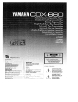 Yamaha CDX-660 Manual do proprietário
