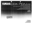 Yamaha CDX-710 Manual do proprietário