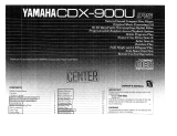 Yamaha CDX-900U Manual do proprietário