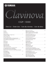 Yamaha Clavinova CGP-1000 Ficha de dados