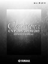 Yamaha Clavinova CVP- Manual do usuário