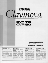 Yamaha Clavinova CVP- Manual do proprietário