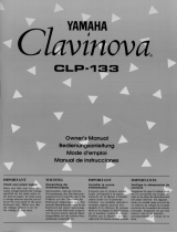 Yamaha Clavinova CLP-133 Manual do proprietário