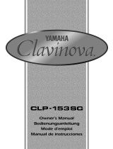 Yamaha CLP-153SG Manual do proprietário
