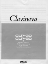 Yamaha Clavinova CLP-30 Manual do proprietário