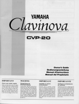 Yamaha CLP-20 Manual do proprietário