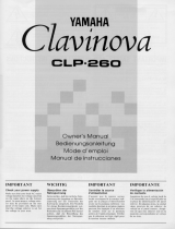 Yamaha CLP-260 Manual do proprietário