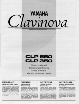 Yamaha CLP-350 Manual do proprietário
