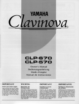 Yamaha Clavinova CLP-570 Manual do proprietário