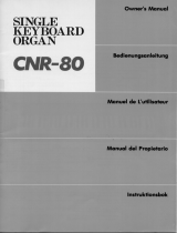 Yamaha CNR-80 Manual do proprietário