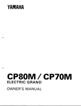 Yamaha CP80M Manual do proprietário