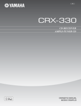 Yamaha CRX-330 Manual do usuário