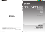 Yamaha RX-E400 Manual do usuário