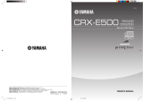 Yamaha CRX-E500 Manual do usuário