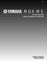 Yamaha MDX-M5 Manual do proprietário