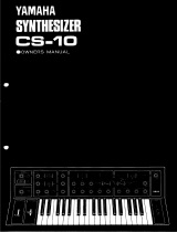 Yamaha CS-10 Manual do usuário
