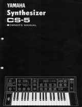 Yamaha CS-5 Manual do proprietário