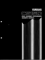 Yamaha CS15D Manual do usuário