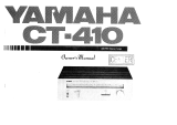 Yamaha CT-410 Manual do proprietário