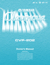 Yamaha CVP-202 Manual do proprietário