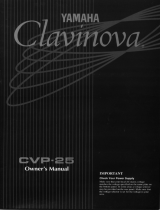 Yamaha CVP-25 Manual do proprietário