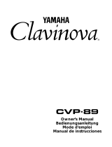 Yamaha CVP-89 Manual do usuário