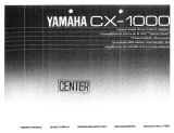 Yamaha CX-1000 Manual do proprietário