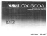 Yamaha CX-600 Manual do proprietário