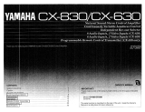 Yamaha CX-630 Manual do proprietário