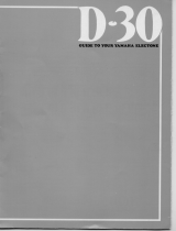 Yamaha D-30 Manual do proprietário